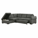 Homelegance Brooklyn Park Fabric Sleeper Sectional 9390DG*2LC2R IMAGE 10