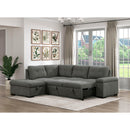 Homelegance Brooklyn Park Fabric Sleeper Sectional 9390DG*2LC2R IMAGE 12