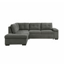 Homelegance Brooklyn Park Fabric Sleeper Sectional 9390DG*2LC2R IMAGE 2