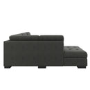Homelegance Brooklyn Park Fabric Sleeper Sectional 9390DG*2LC2R IMAGE 4