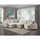 Homelegance Logansport Fabric Sleeper Sectional 9401BEG*42LRU IMAGE 14