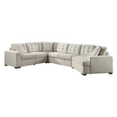 Homelegance Logansport Fabric Sleeper Sectional 9401BEG*42LRU IMAGE 1