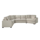 Homelegance Logansport Fabric Sleeper Sectional 9401BEG*42LRU IMAGE 2