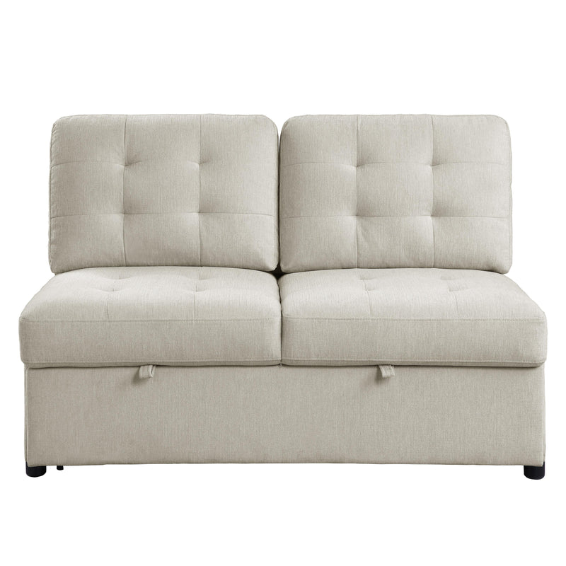 Homelegance Logansport Fabric Sleeper Sectional 9401BEG*42LRU IMAGE 7