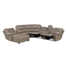 Homelegance LeGrande Power Reclining Leather 6 pc Sectional 9429TP*6LCRRPWH IMAGE 2