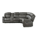 Homelegance Centeroak Reclining Fabric 3 pc Sectional 9479BRG*SC IMAGE 3