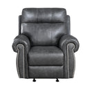 Homelegance Granville Glider Recliner 9488GY-1 IMAGE 1