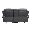 Homelegance Granville Reclining Loveseat 9488GY-2 IMAGE 3