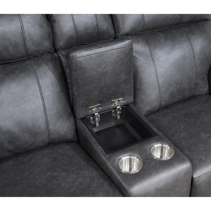 Homelegance Granville Power Reclining Loveseat 9488GY-2PW IMAGE 5