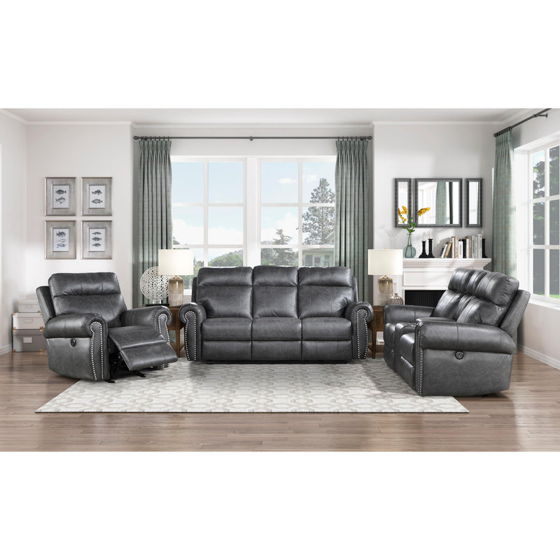 Homelegance Granville Power Reclining Loveseat 9488GY-2PW IMAGE 7