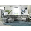 Homelegance Tesoro Reclining Fabric 6 pc Sectional 9509DG*65LRR IMAGE 6