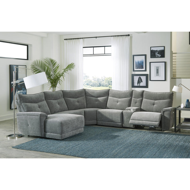 Homelegance Tesoro Reclining Fabric 6 pc Sectional 9509DG*65LRR IMAGE 6