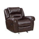 Homelegance Center Hill Glider Leather Match Recliner 9668NBR-1 IMAGE 2