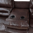 Homelegance Center Hill Reclining Leather Match Sofa 9668NBR-3 IMAGE 5