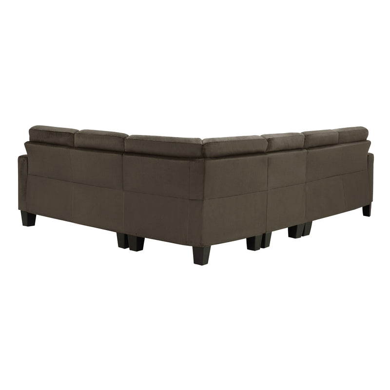 Homelegance Lantana Fabric 2 pc Sectional 9957CH*SC IMAGE 3