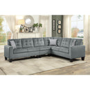 Homelegance Lantana Fabric 2 pc Sectional 9957GY*SC IMAGE 5