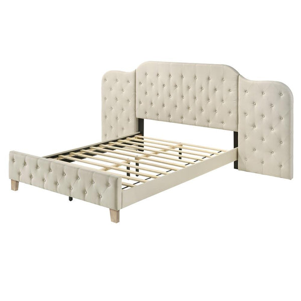 Acme Furniture Ranallo King Upholstered Panel Bed BD01777EK IMAGE 1
