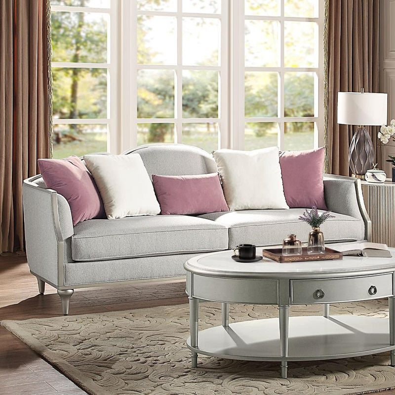 Acme Furniture Kasa LV01499 Sofa with 5 Pillows IMAGE 6