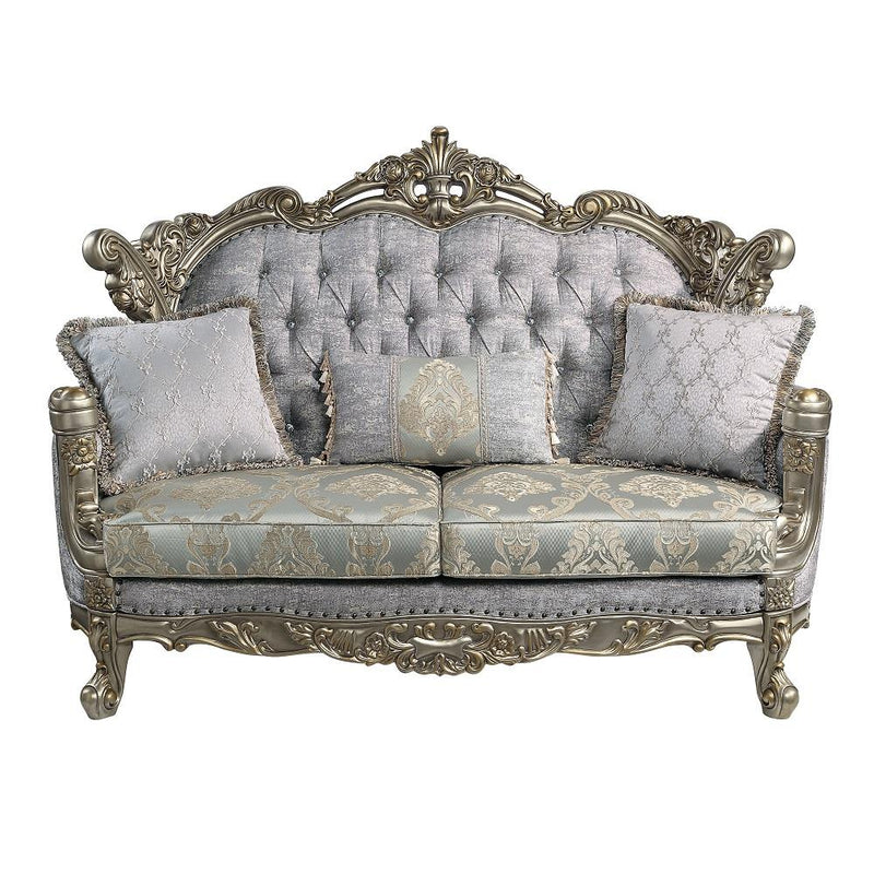Acme Furniture Miliani LV01781 Loveseat with 3 Pillows IMAGE 3