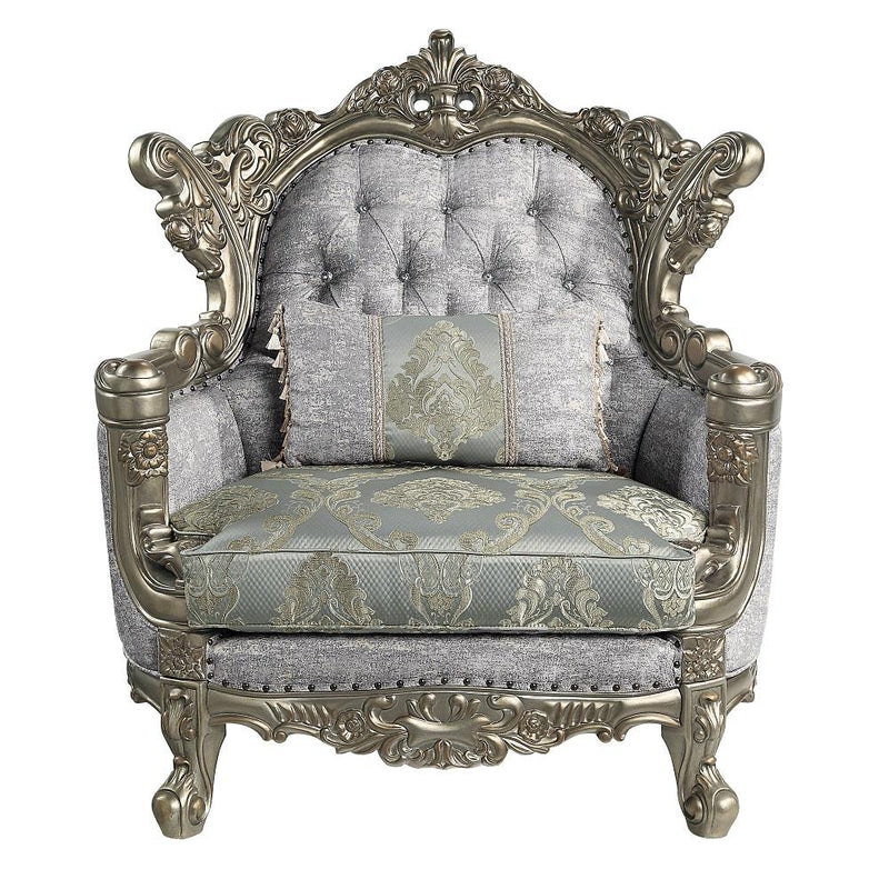Acme Furniture Miliani LV01782 Chair with Pillow IMAGE 3