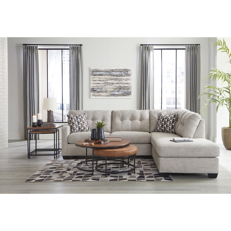 Signature Design by Ashley Mahoney 31004S4 2 pc Sleeper Sectional with Chaise IMAGE 4