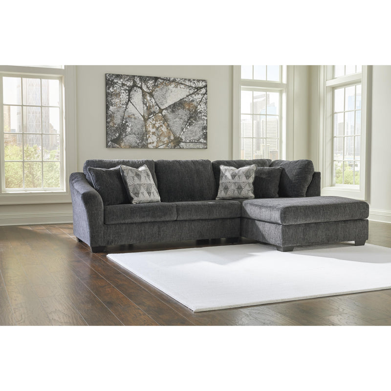 Signature Design by Ashley Biddeford 35504S4 2 pc Sleeper Sectional with Chaise IMAGE 2