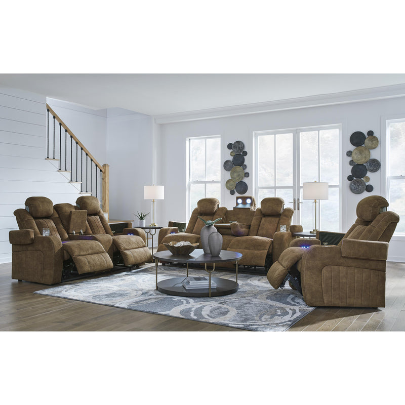 Signature Design by Ashley Wolfridge Power Leather Look Recliner 6070313 IMAGE 12