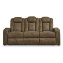 Signature Design by Ashley Wolfridge 6070315 Power Reclining Sofa with Adjustable Headrest IMAGE 3