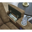 Signature Design by Ashley Wolfridge 6070318 Power Reclining Loveseat with Console and Adjustable Headrest IMAGE 9