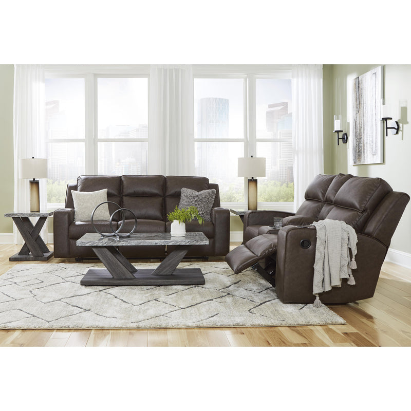 Signature Design by Ashley Lavenhorne 6330689 Reclining Sofa with Drop Down Table IMAGE 16