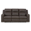 Signature Design by Ashley Lavenhorne 6330689 Reclining Sofa with Drop Down Table IMAGE 3