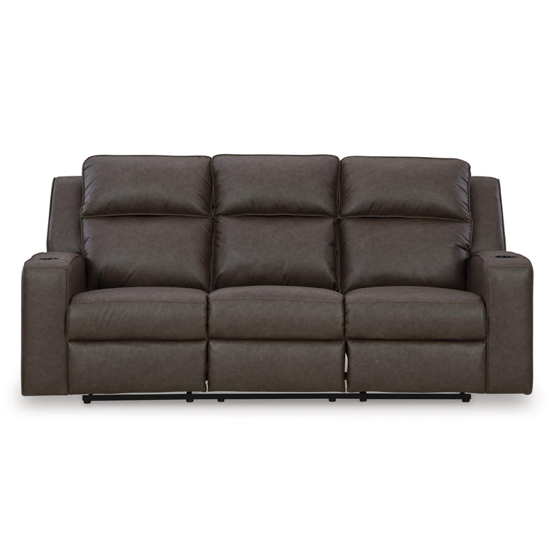 Signature Design by Ashley Lavenhorne 6330689 Reclining Sofa with Drop Down Table IMAGE 3