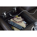 Signature Design by Ashley Lavenhorne 6330694 Double Reclining Loveseat with Console IMAGE 7