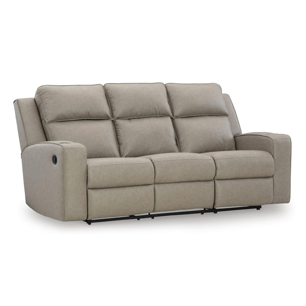 Signature Design by Ashley Lavenhorne 6330789 Reclining Sofa with Drop Down Table IMAGE 1