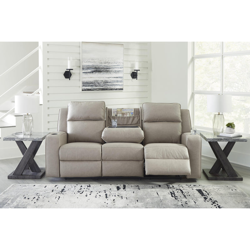 Signature Design by Ashley Lavenhorne 6330789 Reclining Sofa with Drop Down Table IMAGE 6