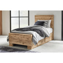  Signature Design by Ashley Hyanna B1050B28 Twin Panel Bed with 2 Side Storage IMAGE 4