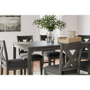 Signature Design by Ashley Caitbrook D388-423 Rectangular Dining Room Counter Table Set IMAGE 5