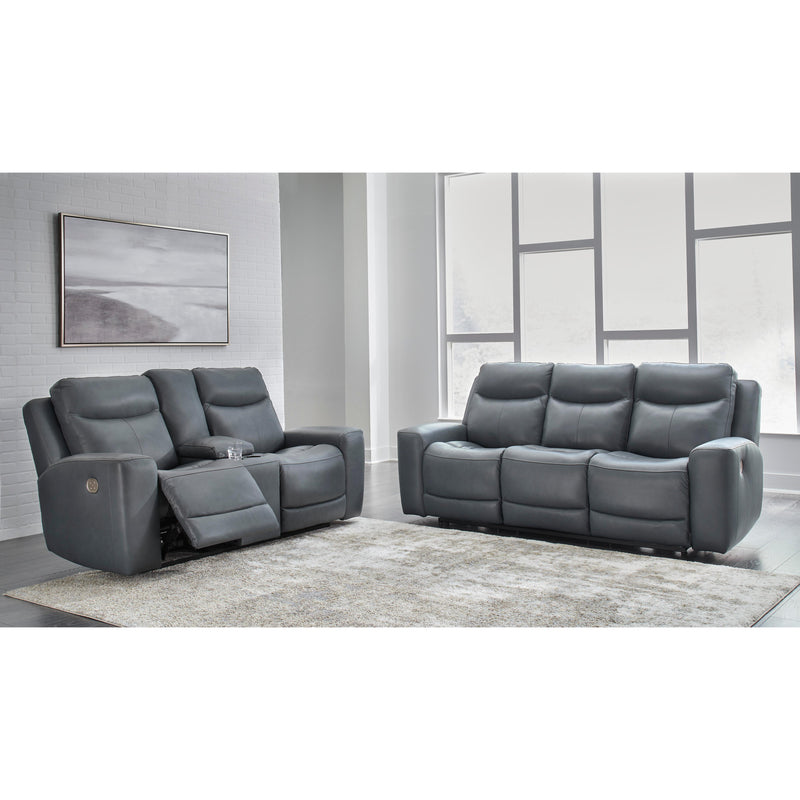 Signature Design by Ashley Mindanao U5950415 Power Reclining Sofa with Adjustable Headrest IMAGE 10