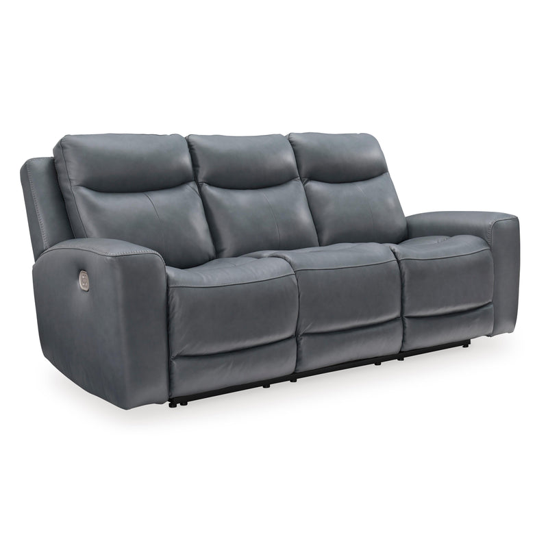 Signature Design by Ashley Mindanao U5950415 Power Reclining Sofa with Adjustable Headrest IMAGE 1