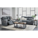 Signature Design by Ashley Mindanao U5950418 Power Reclining Loveseat with Console and Adjustable Headrest IMAGE 15