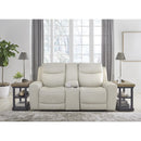 Signature Design by Ashley Mindanao U5950518 Power Reclining Loveseat with Console and Adjustable Headrest IMAGE 6