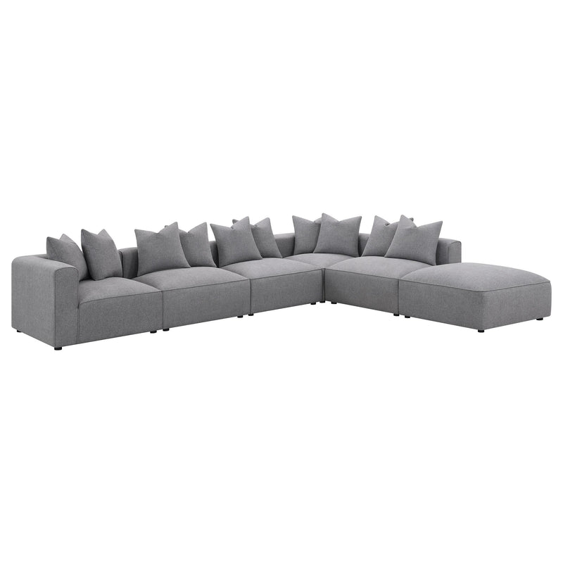 Coaster Furniture Jennifer Fabric 6 pc Sectional 551594-SET IMAGE 1