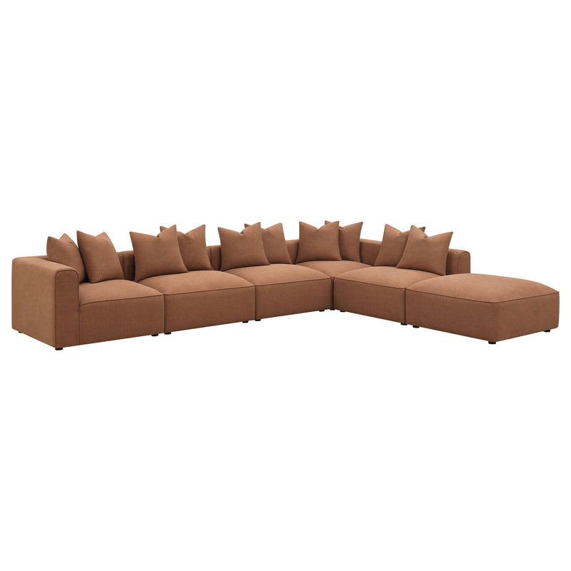 Coaster Furniture Jennifer Fabric 6 pc Sectional 551591-SET IMAGE 1