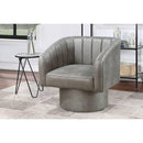 Poundex Swivel Accent Chair F1910 IMAGE 1