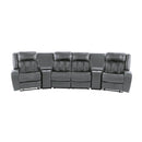 Poundex F8790 Manual Reclining Sectional IMAGE 2