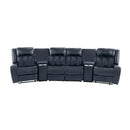 Poundex F8780 Manual Reclining Sectional IMAGE 2