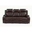 Poundex F86403 Power Reclining Sofa IMAGE 3