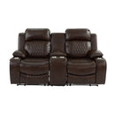 Poundex F86402 Power Reclining Loveseat IMAGE 3