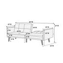 Poundex F8509 Adjustable Sofa IMAGE 5