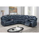 Poundex Power Reclining Sectional F86622 IMAGE 1